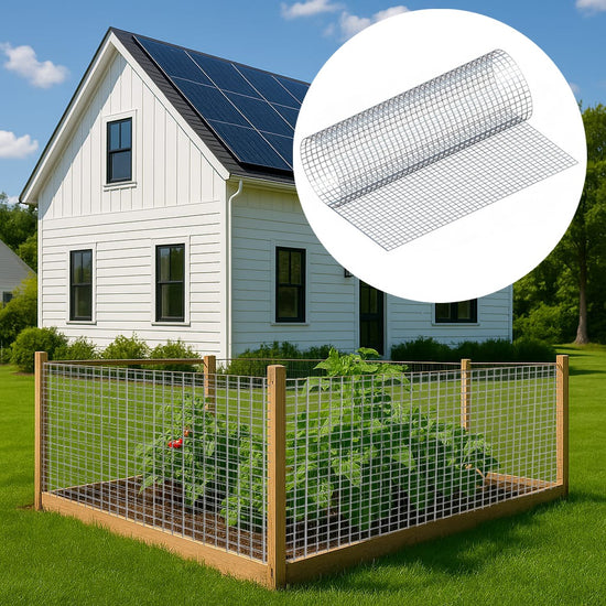 Ashman 36 in. x 100 ft. Hardware Cloth - 1/2 in. Mesh, 19 Gauge, Hot Dip Galvanized After Welding - Wire Fencing for Garden.