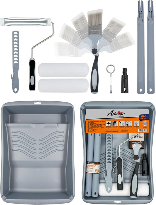 Ashman Paint Tray Set – 9" Tray + Liner + Frame + 2 Covers