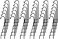 Ashman  35 in. Black Steel Shepard&