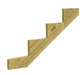 Ashman 4-Step Ground Contact Pressure Treated Pine Wood Stair Stringer
