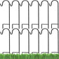 Ashman 25 in. Black Metal Outdoor Shepherd Hook (12-Pack)