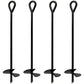 Ashman Ground Anchor, 40 in. in Length and 10MM Thick in Diameter, Ideal for Tents, Canopies, Sheds, Swing Sets, (4 Pack)