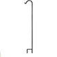Ashman 72 in. Steel Shepherds Hook (1-Pack)