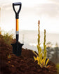 Ashman 27 in. Fiberglass Handle Short Handle Drain Shape Teeth Shovel, D-Grip with Heavy-Duty Metal Blade Shovel (6-Pack)