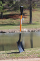 Ashman 4 Various Assorted Shovels 41 in. Long D Handle Grip-Metal Round, Square, Drain Spade and Spade Shovel (4-Piece)