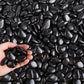 Ashman  2-3 in. Large Black Pebbles Solar 10 lbs. Pack for Garden, Pathway Decor, Aquarium and Water Fountains