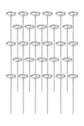 Ashman 6-inch Circle Top Pins-Landscape Staples (Galvanized)-(50 Pins)