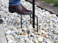 Ashman Bird Feeding Station, (Bird Station 5 Prongs with Hanging Suet Feeder), 22" Wide x 91" Tall with Top Hook, Two Small Arms and Water Dish, Hanging Suet Cage Bird Feeder Stand
