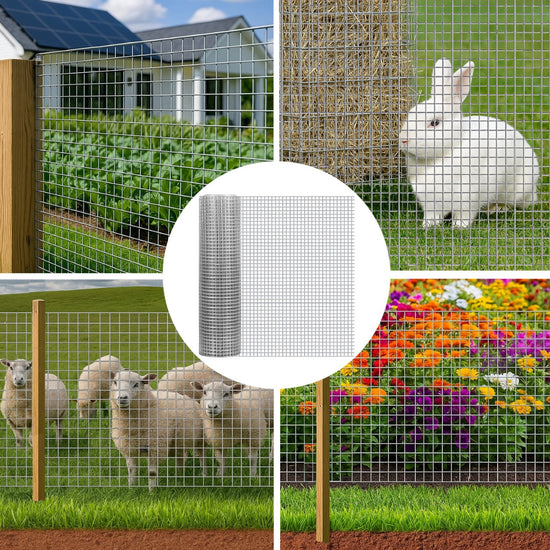 Ashman 48 in. x 10 ft. Hardware Cloth-1/2 in. Mesh, 19-Gauge, Hot Dip Galvanized After Welding-Wire Fencing for Garden