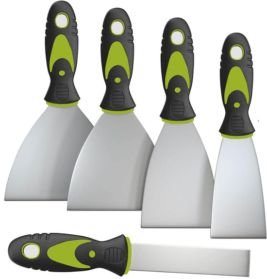 Ashman 5-Piece Putty Knife Set, 1 in. - 5 in. Scraper, Spackle Knife, Paint Scraper, Scraper Tool, No Rusting