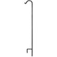 Ashman Black Shepherd Hook 92 Inch, 1/2-Inch Diameter Thick, Super Strong, Rust Resistant Steel Hook