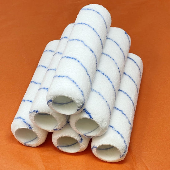 Ashman 9" Woven Roller Cover White – 1/2" Nap (12-Pack)