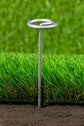 Ashman 6-inch Circle Top Pins-Landscape Staples (Galvanized)-(1000 Pins)