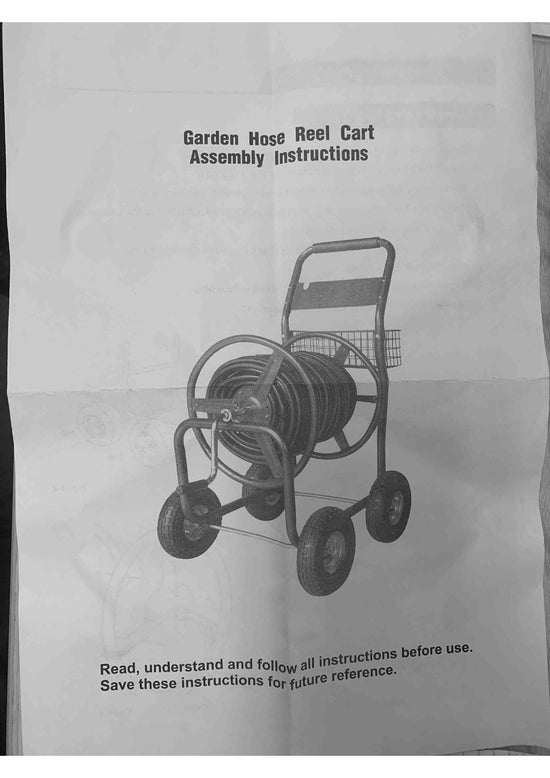 Hose Reel Cart Instructions