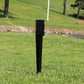 Ashman Fence Post Anchor 30 Inches Tall, 3.5 x 3.5 Inches Wide, Ideal for securing Mailbox Posts, Deck Posts, Gazebo Posts, Street Lamps, 1 Pack.