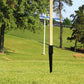 Ashman Fence Post Anchor 30 Inches Tall, 3.5 x 3.5 Inches Wide, Ideal for securing Mailbox Posts, Deck Posts, Gazebo Posts, Street Lamps, 4 Pack.