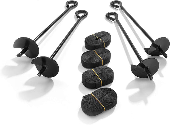 Ashman Ground Anchor 4 Pack (Ashman Ground Anchor with Arbor Rope)
