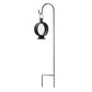 Ashman Black Shepherd Hook 48 Inches Tall 1/3 Inch in diameter, Pack of 10 Hooks
