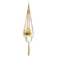 AshmanOnline Plant Hanger Macrame Jute 4 Legs 48 Inch with Beads