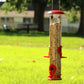 Ashman Bird Feeder, Metal Top and Bottom, Spacious Design, Attractive & Long Lasting