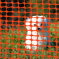 Ashman Plastic Mesh Fence, Construction Barrier Netting, Orange, 4&