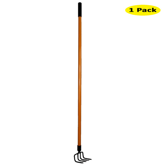 Ashman Garden Cultivator (1 Pack) – Sturdy Hand Tiller / Cultivator – Heavy Duty blade for Digging, Loosening Soil and Weeding –  Rust Resistant Build.