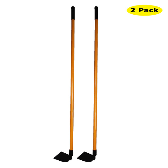Ashman Garden Hoe (2 Pack) – Sturdy Hand Tiller – Heavy Duty blade for Digging, Loosening Soil and Weeding – Equipped with Rubber Grip Handle for a strong hold
