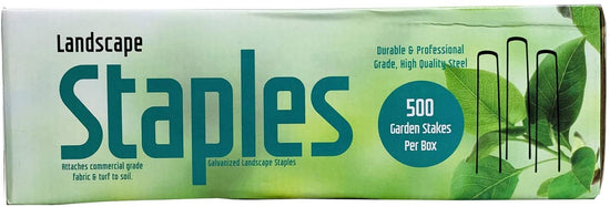 AllThingMetal Galvanized Sod Staples 6 Inch (500 count - Extra Heavy Duty)