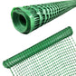 Ashman Plastic Mesh Fence, Construction Barrier Netting, Green, 4&