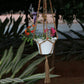 AshmanOnline Plant Hanger Macrame Jute 4 Legs 48 Inch with Beads