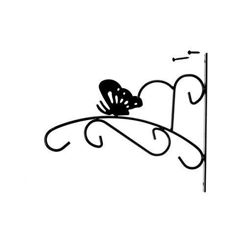 Ashman Butterfly Shaped Plant Hook or Plant Bracket 13.5 inches Long to Hang Bird Feeders.