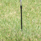 Ashman Black Ground Anchor 15 Inches in Length and 10MM Thick in Diameter, Ideal for Securing Animals, Tents, Canopies - Ground Anchor Drill - 8 Pack