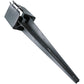 Ashman Fence Post Anchor 30 Inches Tall, 3.5 x 3.5 Inches Wide, Ideal for securing Mailbox Posts, Deck Posts, Gazebo Posts, Street Lamps, 4 Pack.