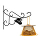 Ashman Butterfly Shaped Plant Hook or Plant Bracket 13.5 inches Long to Hang Bird Feeders.