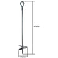 Ashman Black Ground Anchor 18 Inches in Length and 1/4 inch in Diameter, Ideal for Securing Animals, Tents, Canopies, Car Ports, Swing Sets (12 Pack)