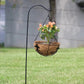 Ashman 12" Plant Hanger Basket with Spade Design Hanging Flower Planter Basket Ideal for Fences, Sword 4 Pack