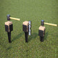 Ashman Fence Post Anchor 30 Inches Tall, 3.5 x 3.5 Inches Wide, Ideal for securing Mailbox Posts, Deck Posts, Gazebo Posts, Street Lamps, 4 Pack.