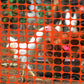 Ashman Plastic Mesh Fence, Construction Barrier Netting, Orange, 4&