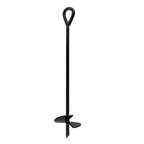 Ashman Black Ground Anchor 40 Inches in Length and 10MM Thick in Diameter