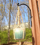 Ashman Curved Hook Plant Bracket, 18 Inches, Black, For Flower Baskets, Bird Feeders