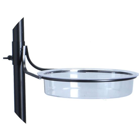 Ashman Premium Bird Feeding Station Acrylic Bath Tray (1 Pack) (Metal Ring is NOT Included)