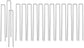 Ashman Galvanized Garden Stakes Landscape Staples: 500 Pack 12 Inch Sod and Fence Stake - Sturdy Rust Resistant Gardening Supplies for Anchoring.