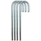 Ashman Rebar Stake Anchor 12 Inches Long, Ideal for Securing Animals, Tents, Canopies, Sheds, Car Ports, Swing Sets (Re-bar Stake 4 Pack)