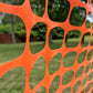 Ashman Plastic Mesh Fence, Construction Barrier Netting, Orange, 4&