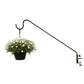 Ashman Black Deck Hook 37 Inches Length 1/2 Inch Diameter, Made of Premium Metal, Super Strong, Ideal for Bird Feeders, Plant Hangers, Hanging Baskets, Humming Bird Feeders attaches to Deck Railing