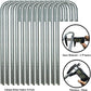 Ashman Rebar Stake Anchor 12 Inches in Length, Ideal for Securing Animals, Tents, Canopies, Sheds, Car Ports, Swing Sets (Reber Stake 12 Pack)