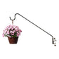 Ashman Black Deck Hook 37 Inches Length 1/2 Inch Diameter, Made of Premium Metal, Super Strong, Ideal for Bird Feeders, Plant Hangers, Hanging Baskets, Humming Bird Feeders attaches to Deck Railing