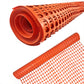 Ashman Plastic Mesh Fence, Construction Barrier Netting, Orange, 4&