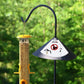 Ashman Squirrel Proof Baffle – 17-Inch Wide Squirrel Guard for Bird Feeders – Anti-Rust Galvanized Steel Hangable Baffle.