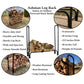 Ashman Log Rack – Firewood Log Rack, Indoor & Outdoor Wood Stack Holder – Weighing 16 Pounds and Measuring - 49" Long x 13.5" Wide x 48" Tall.